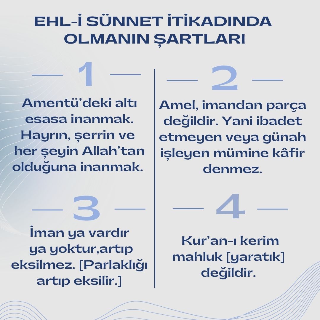 Ehli Sünnet İtikadı (1)